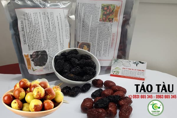 Táo Tàu (Táo Đen) Khô 1Kg Loại 1 Hàng Công Ty - Đông Y Thanh Bình