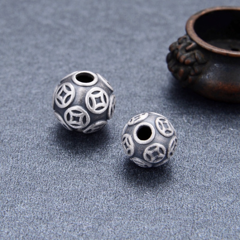 [S925] Charm bi bạc kim tiền - MH160