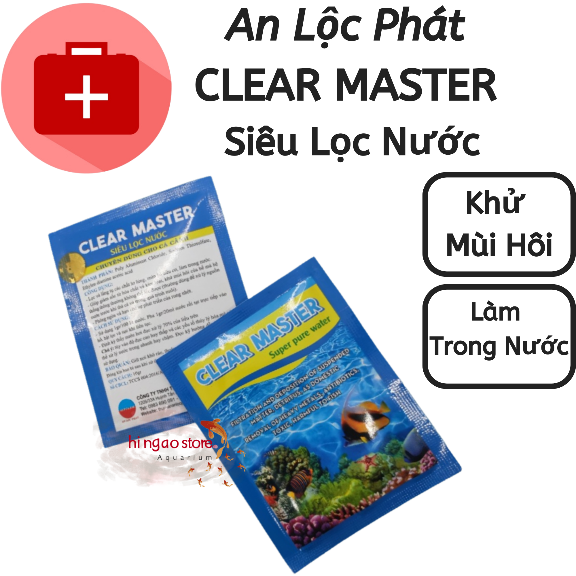 Clear master made in water-an LOC transmitter products help fish health | hingaostore.