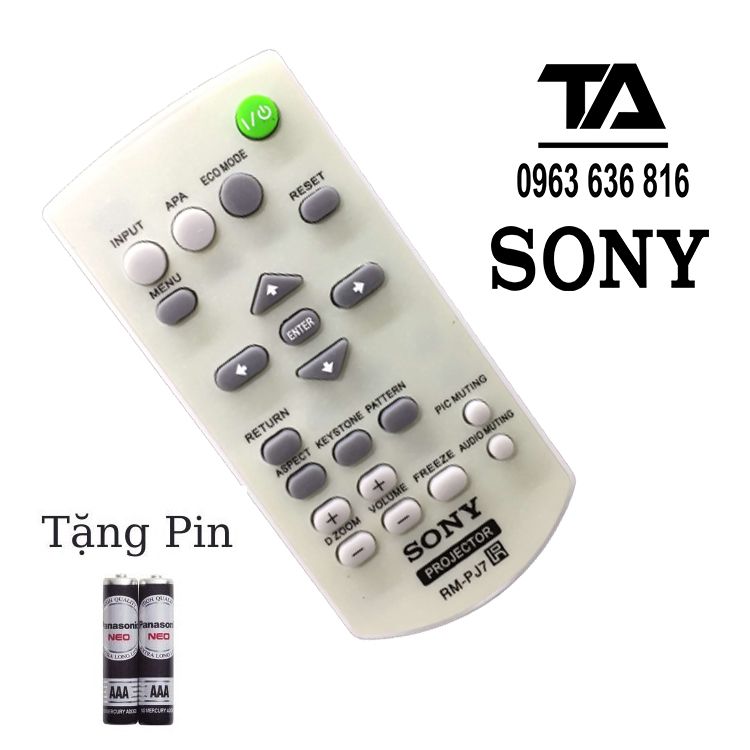 [ FREESHIP ] Remote máy chiếu SONY ✔ Điều khiển máy chiếu SONY - Chính Hãng