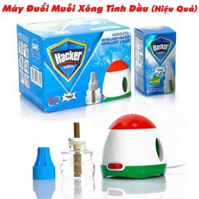 Máy đuổi muỗi Hacker tặng kèm tinh dầu