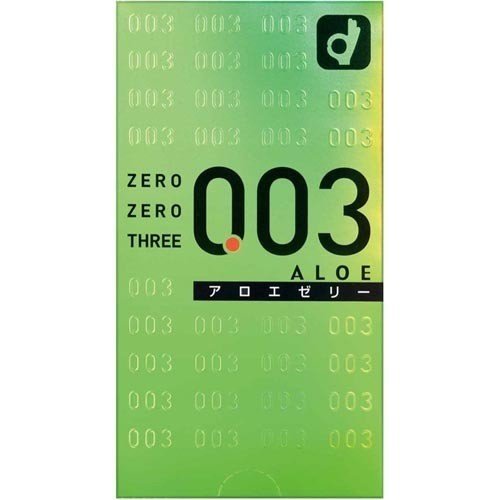 Bao Cao Su Okamoto 0.03 Aloe (Hộp 10 chiếc) - Nhật Bản