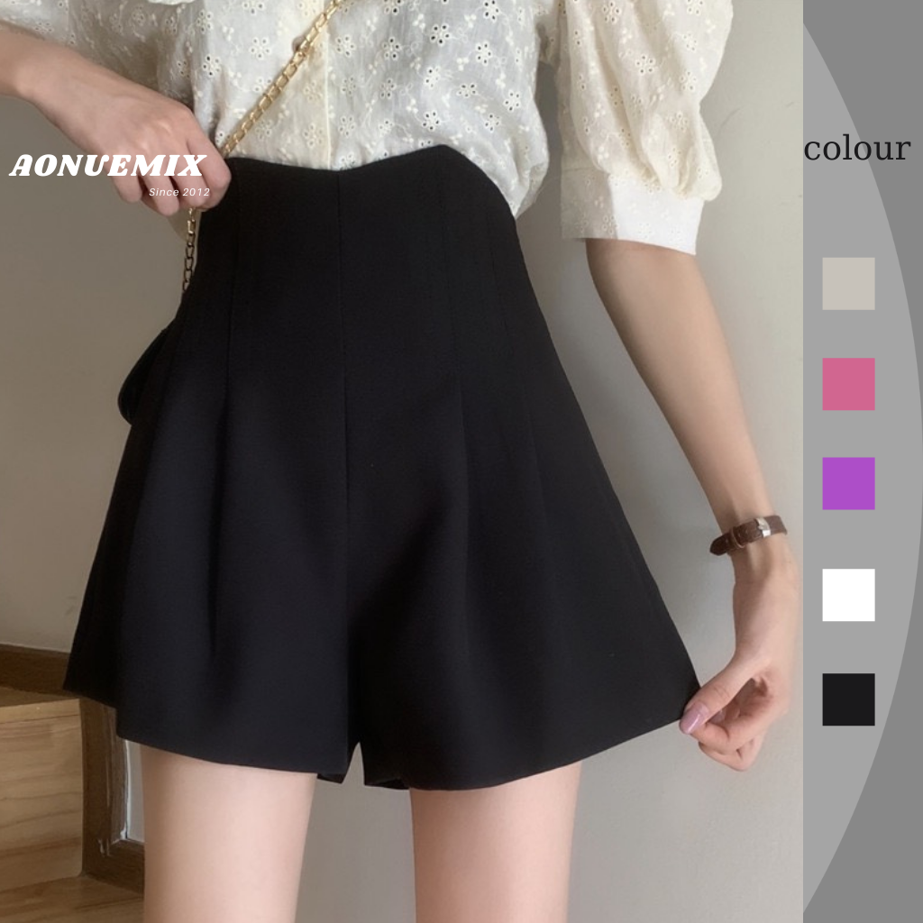 Quần Short 2 ly cạp cao cạp liền khóa sau