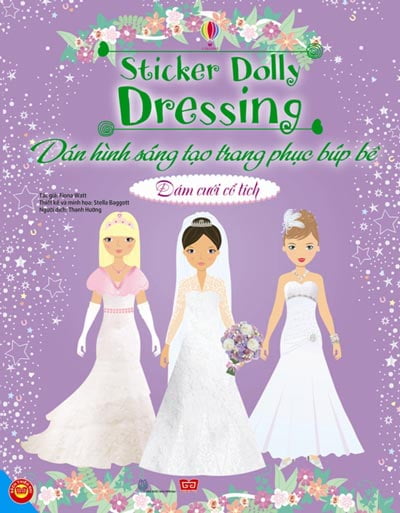 Fahasa - Dán Hình Sáng Tạo Trang Phục Búp Bê - Đám Cưới Cổ Tích