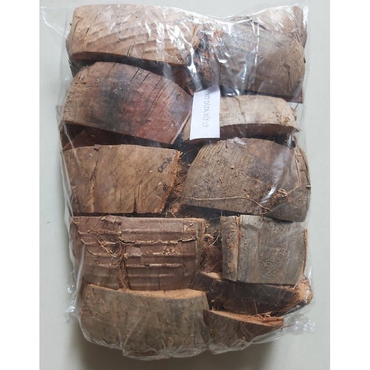 Vỏ dừa cắt miếng trồng lan 450g~500g
