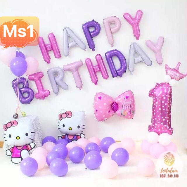 set trang trí sinh nhật HLKTY