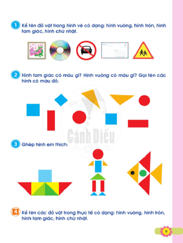 Toán lớp 1 - bo canh dieu