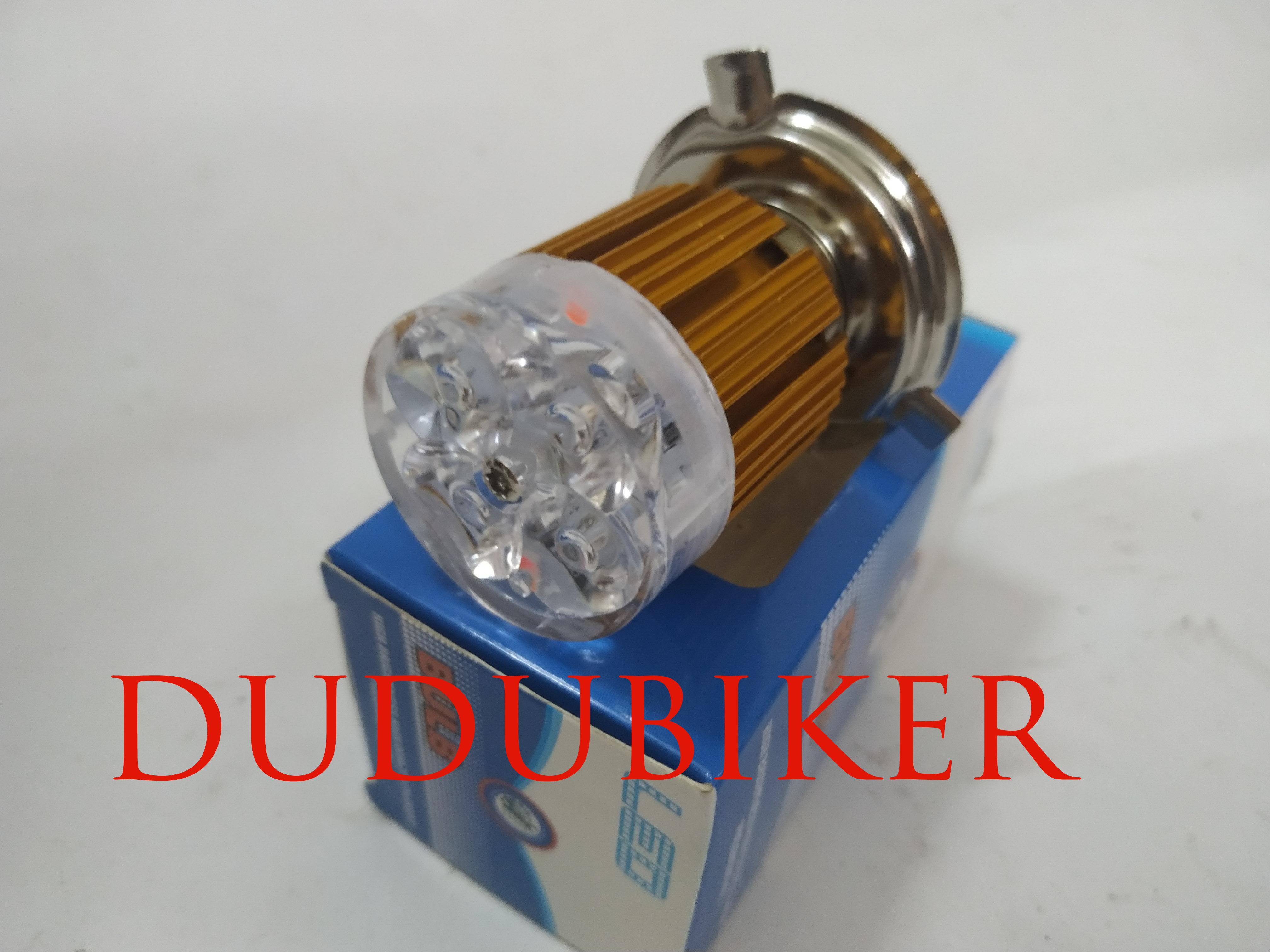 Đèn pha led 7 màu 4 tim chân H4 thế hệ mới