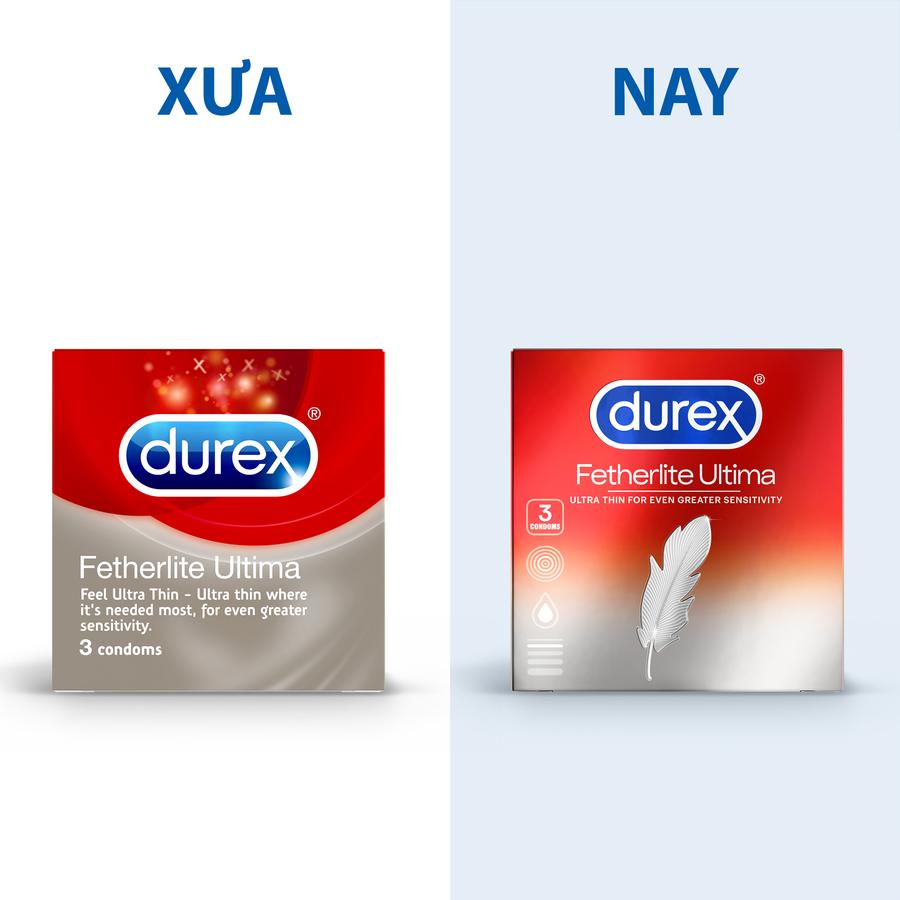 Bao Cao Su Durex Fether Ultima 3 cái/Hộp