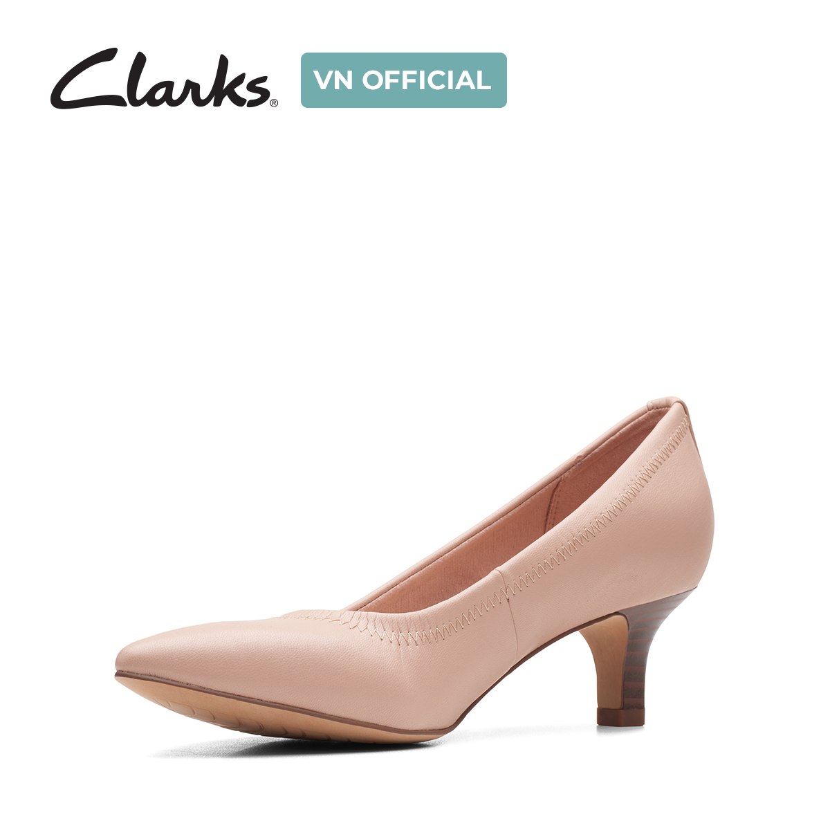 Giày Cao Gót 5cm Da Nữ Clarks - Shondrah Rae