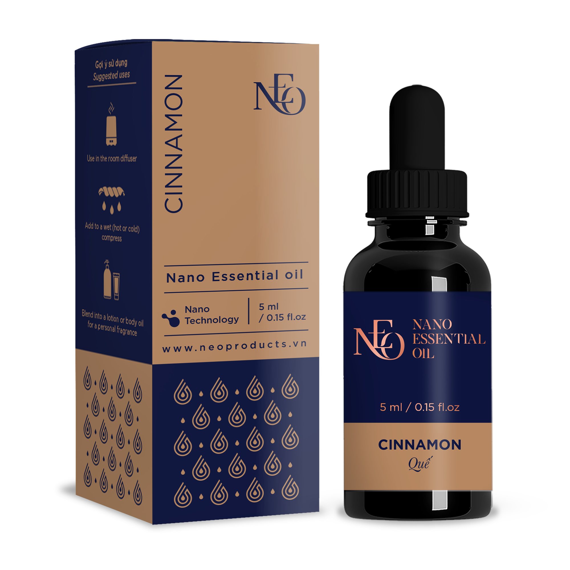 NEO Tinh Dầu Thiên Nhiên Nano Quế 5ml