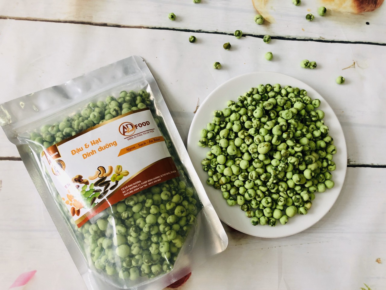 COMBO 2KG ĐẬU HÀ LAN WASABI SIÊU NGON_Monhi_Food