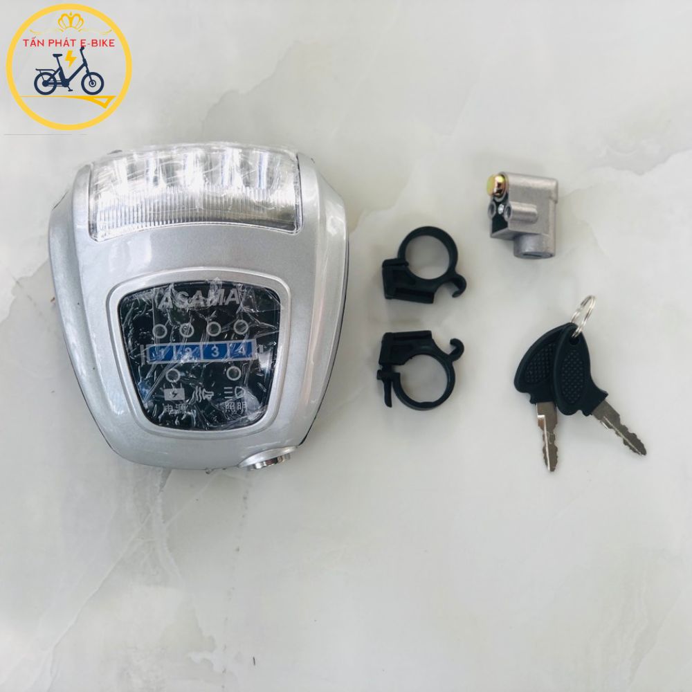 Bộ Đầu Đèn Xe Đạp Điện Asama