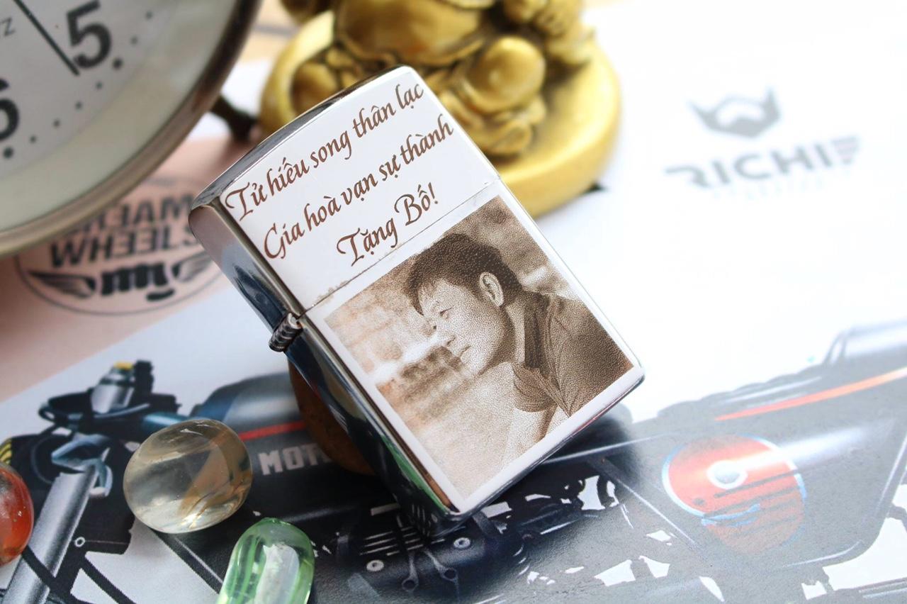 [HCM]Bật Lửa Zippo Khắc Tên Hình Theo Yêu Cầu
