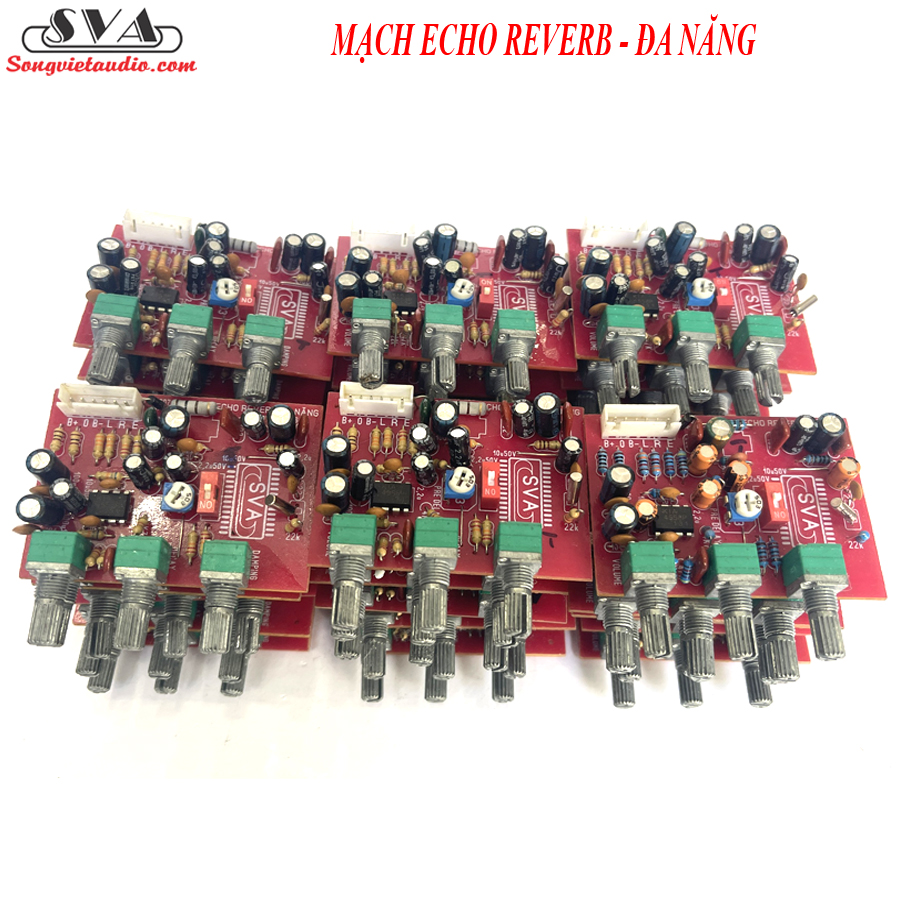 ECHO REVERB ĐA NĂNG NGUỒN ĐÔI 2 VOLUME - KÈM DÂY