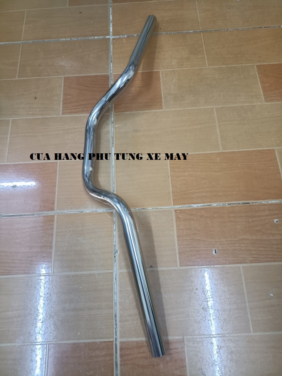 Ghi đông tay lái xe 67, win 100 inox