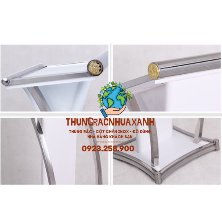 [HCM][Trả góp 0%] BỤC PHÁT BIỂU KHUNG INOX 011