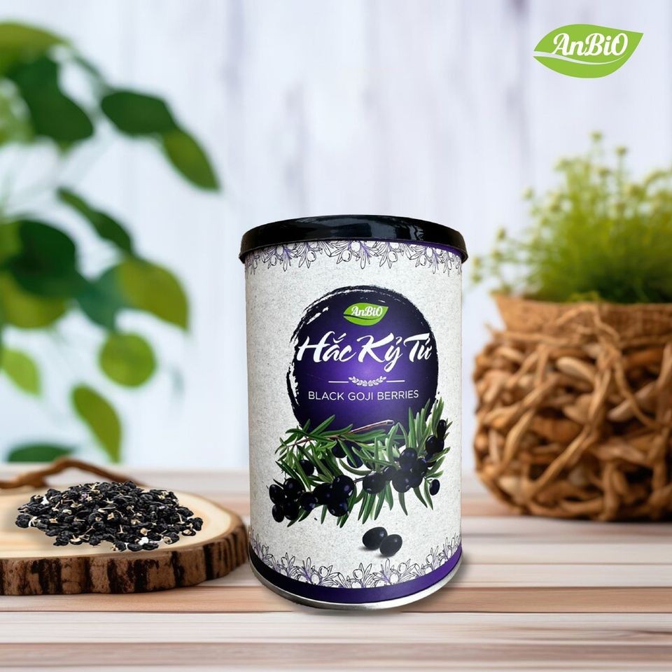 Hắc kỷ tử,kỷ tử đen hoang dã chuyển đổi hữu cơ Anbio 100g