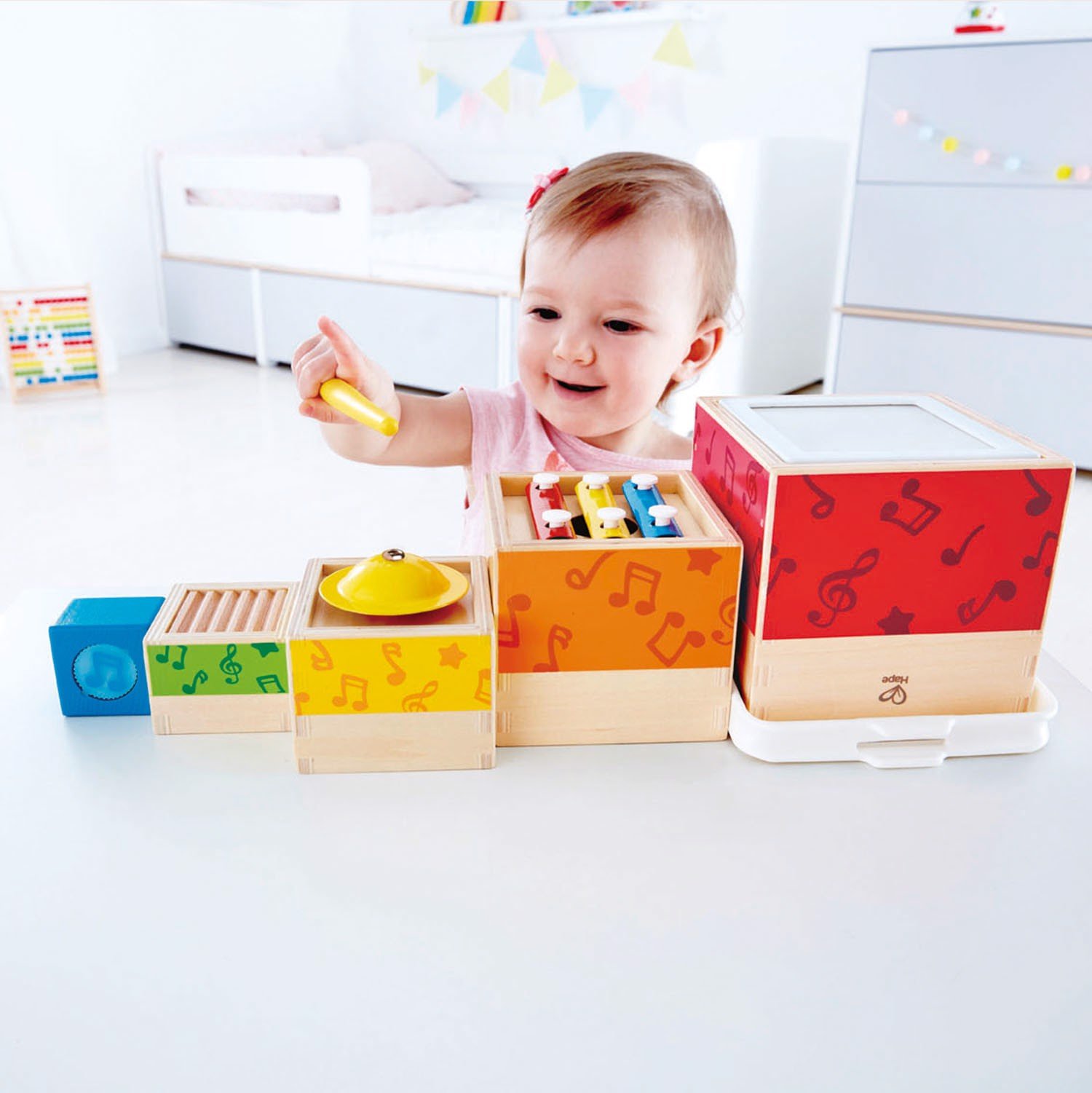 Bộ đồ chơi âm nhạc xếp chồng Hape E0336