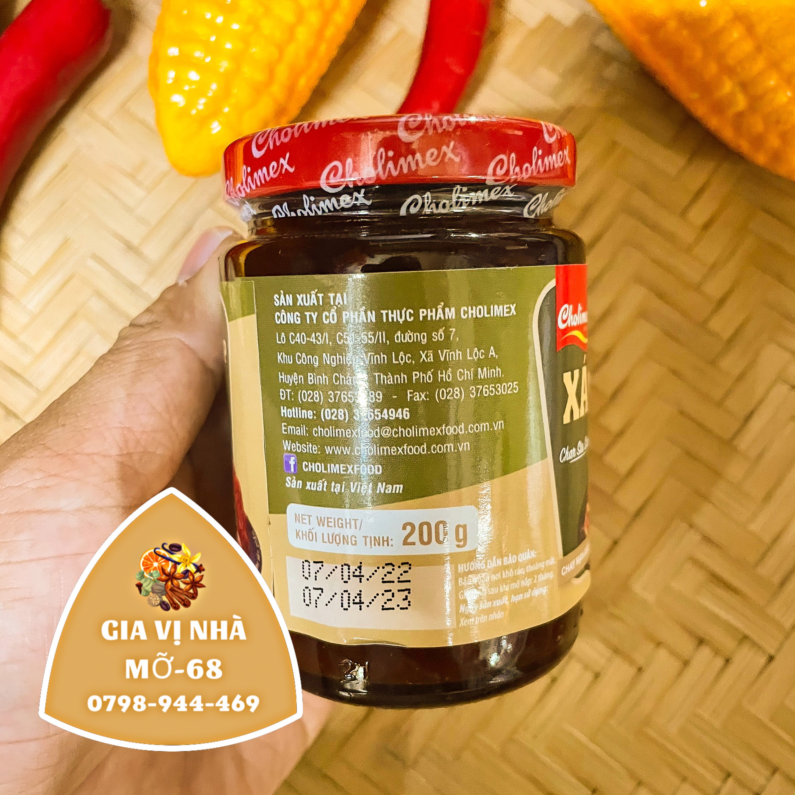 SỐT ƯỚP XÁ XÍU CHOLIMEX-HỦ 200GR