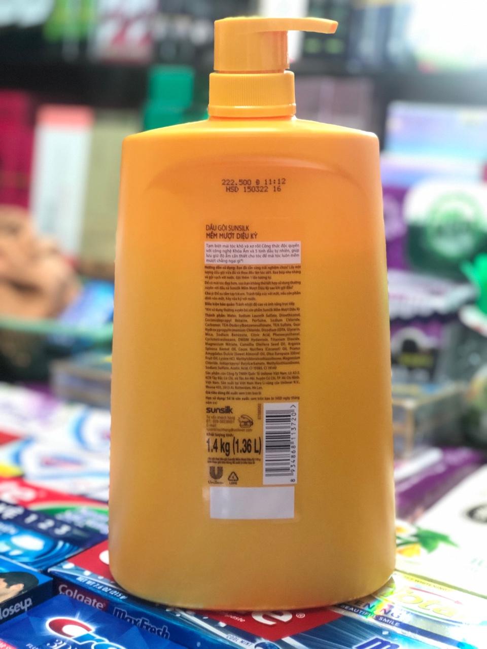 DẦU GỘI SUNSILK MỀM MƯỢT DIỆU KỲ