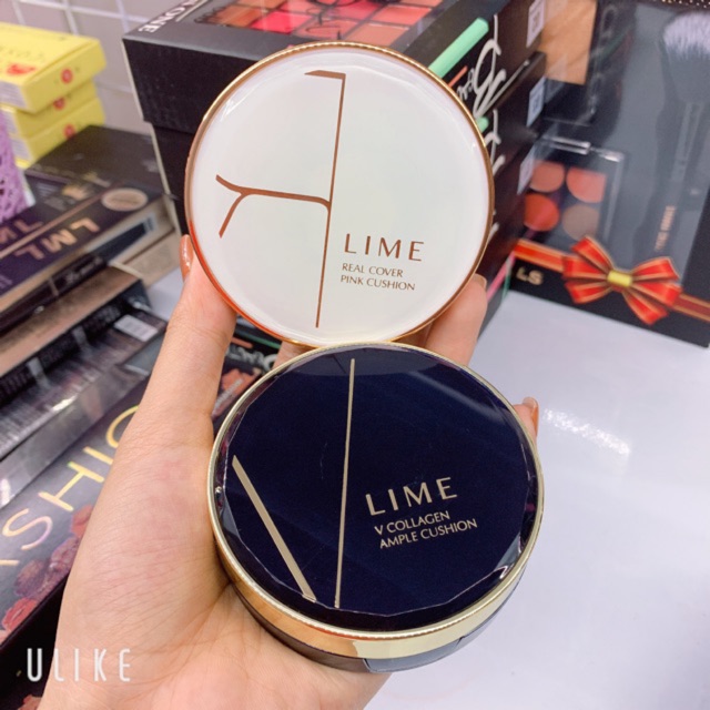 Phấn nước Lime V Collagen Ample Cushion SPF50+ PA+++ (Cho Da Khô)