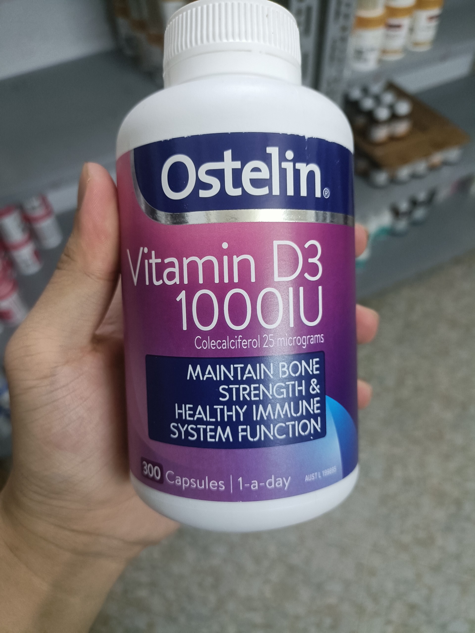 Viên uống Ostelin Vitamin D3 1000IU