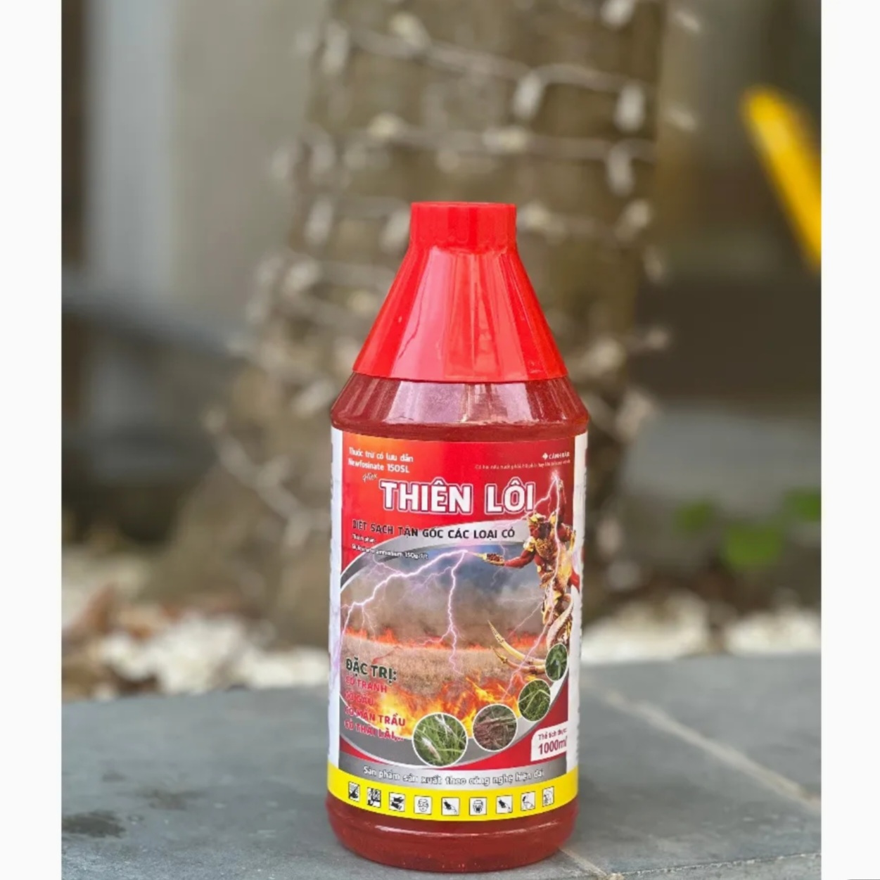 Thuốc trừ cỏ THIÊN LOI, chai 1 lít Newfosinate 150SL, Diệt cỏ tranh, cỏ gấu, mần trầu