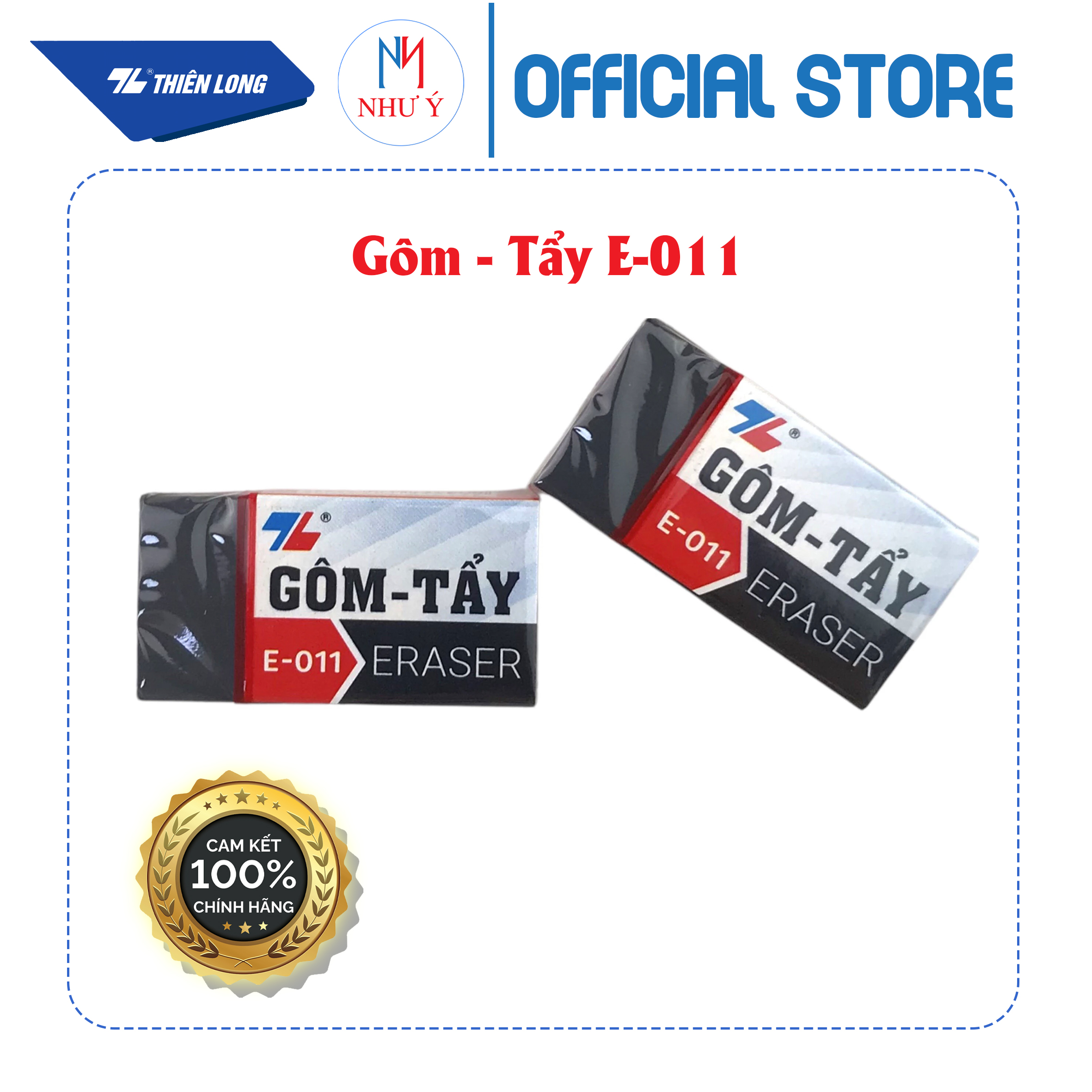 Gôm tẩy TL E-011 đen