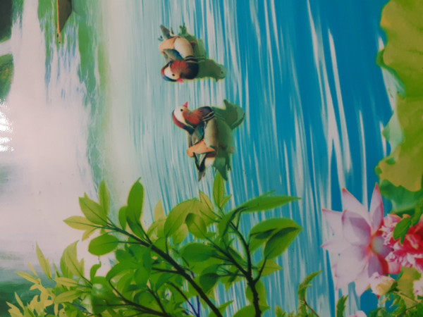 tranh dán tường 3d trang trí quán cafe atk4