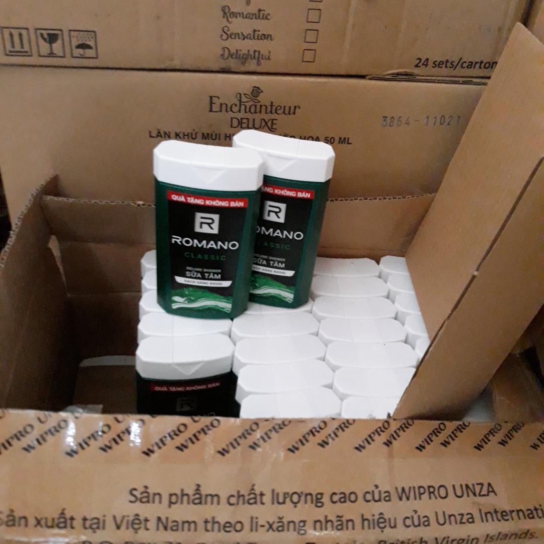 Combo 4 chai Sữa tắm Romano 150g (600g)