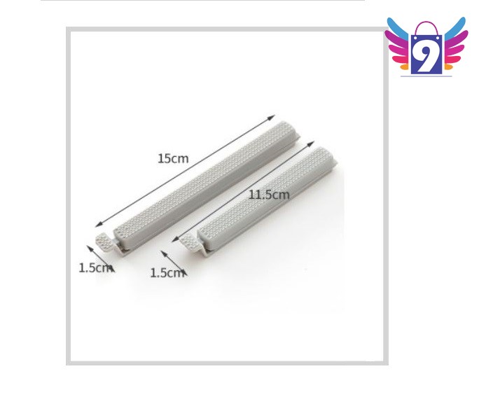 [3-5/8 Hoàn Tiền 25%] - [HCM]Set 2 kẹp miệng túi thực phẩm có nam châm dán note tủ lạnh 9STORE