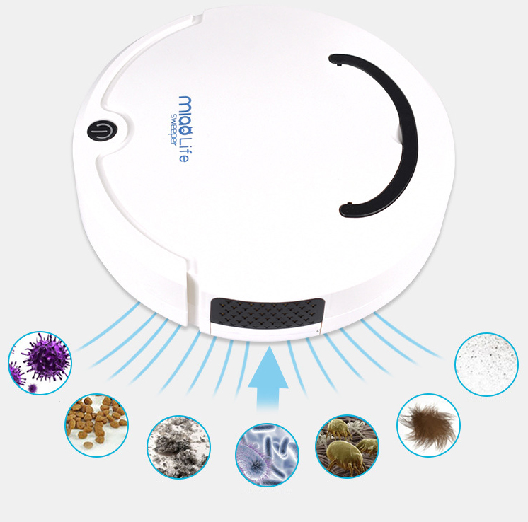 Máy quét nhà tự động thông minh Miao life Máy hút bụi thông minh Robot quét nhà tự động Máy lau nhà thông minh