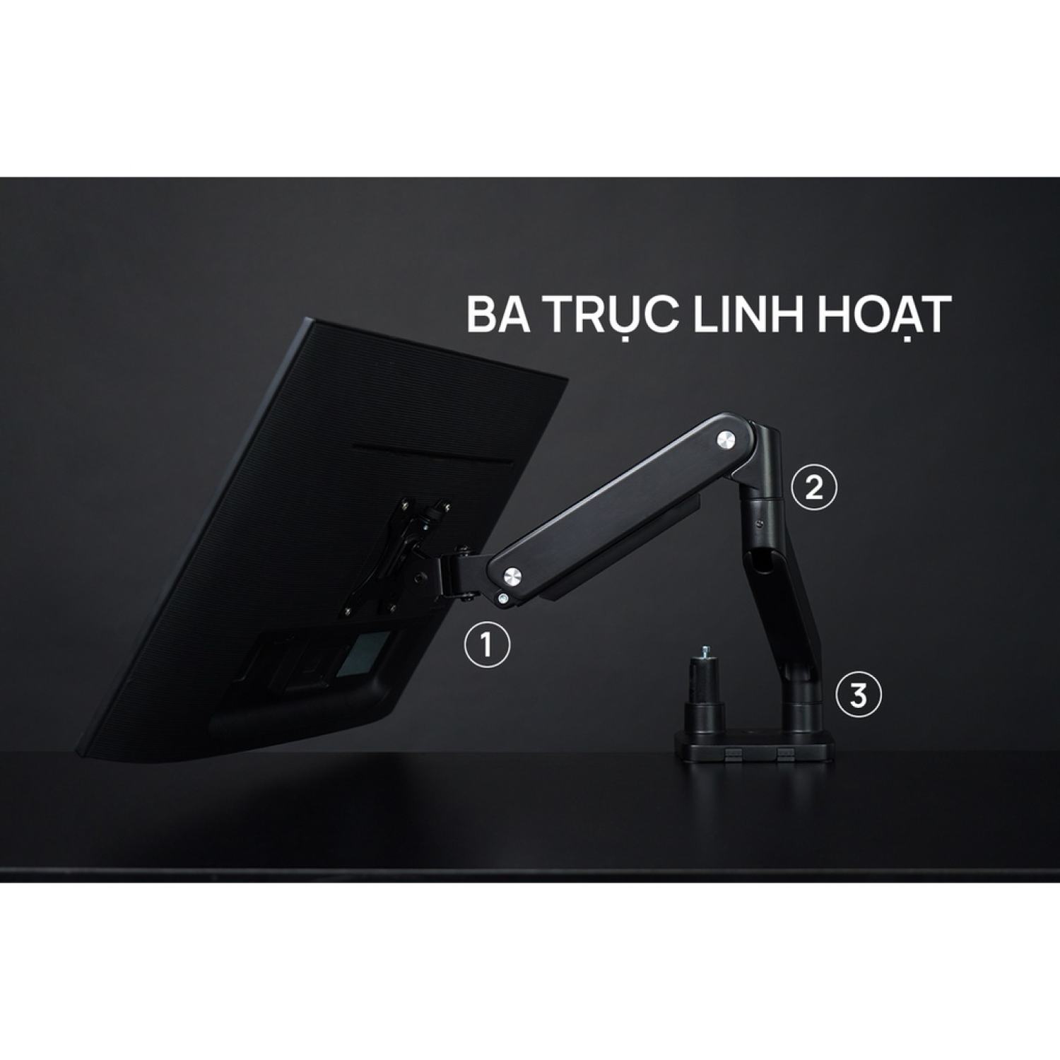 Giá đỡ màn hình Human Motion M8 (Hàng chính hãng) -Bảo hành 36 tháng