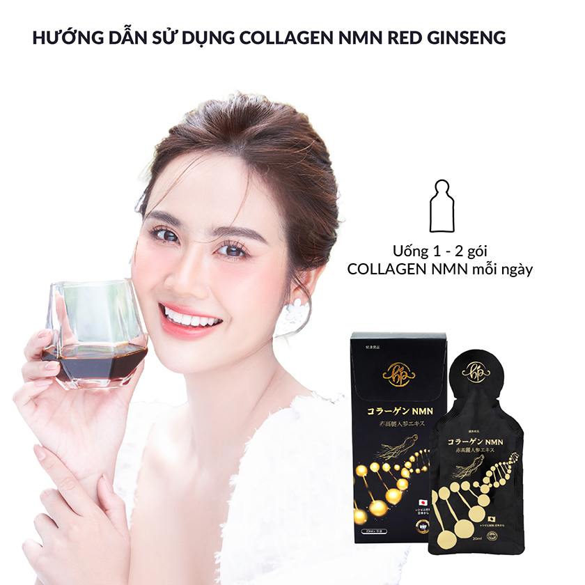Collagen NMN Red Ginseng (Hộp 10 gói x 20ml)