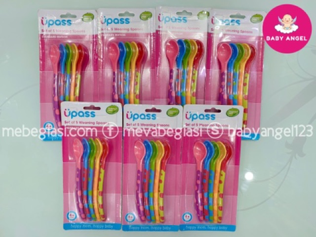 Set 5 muỗng ăn dặm Upass cho bé UP3003N