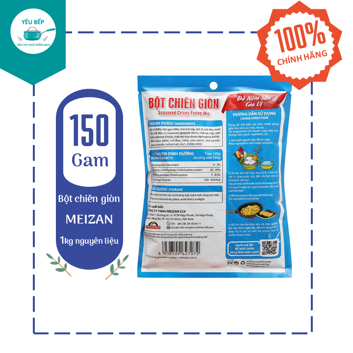 Bột chiên giòn Meizan 150g