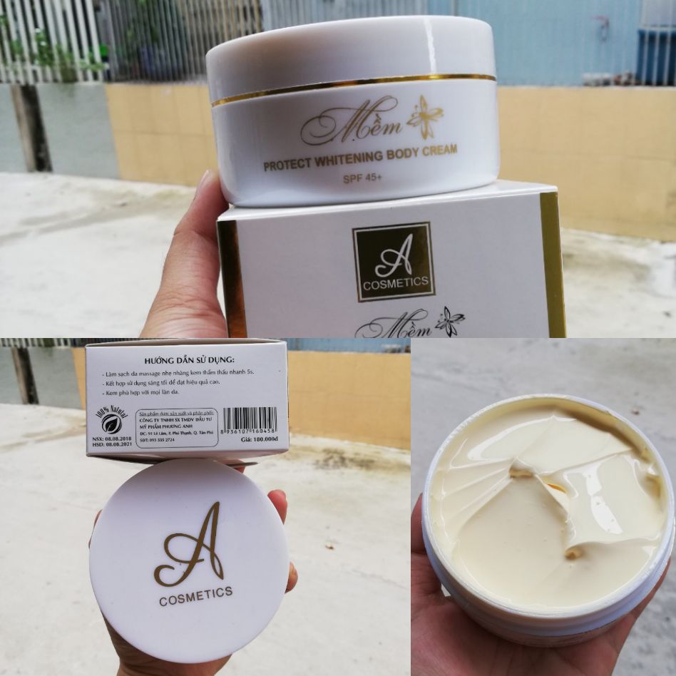 Kem body mềm body mềm chữ A cosmetic