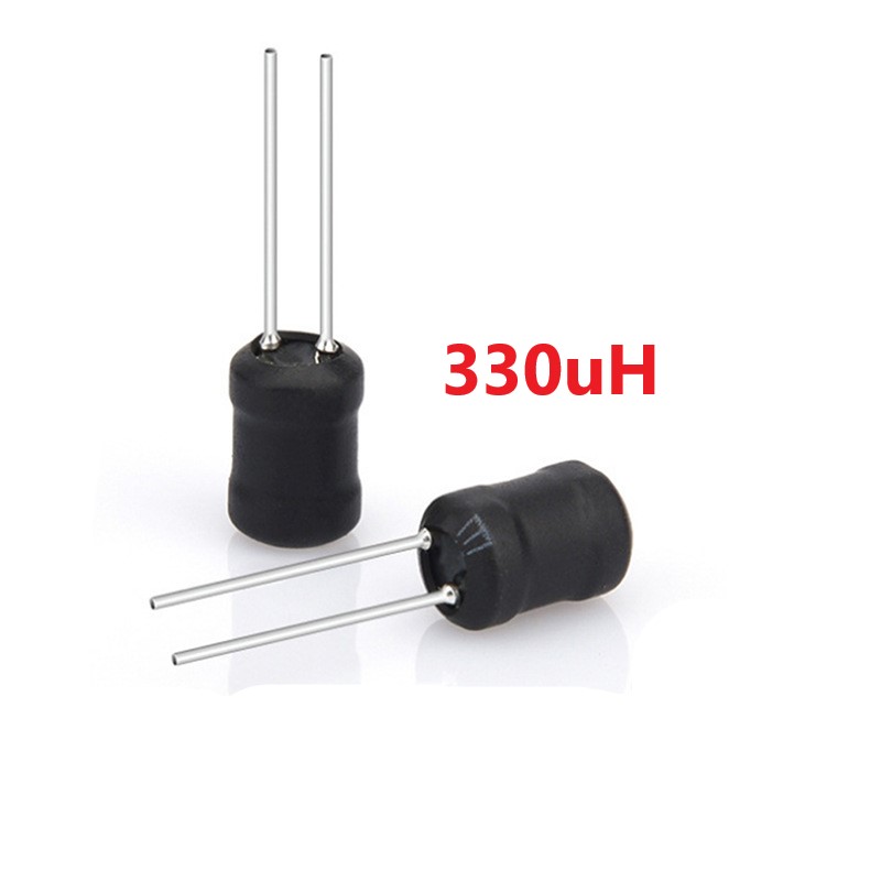 Cuộn cảm điện từ 1,5a 8x10mm 3,3uh, 10uh, 33uh, 47uh, 68uh, 100uh, 150uh, 220uh, 330uh, 470uh, 680uh, 1mh - cuộn cảm chữ i, cuộn cảm trụ đen 1,5a