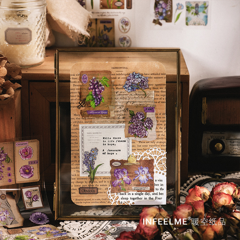 Sticker ảnh RETRO trang trí Scrapbook, sổ tay, vở - [ 147 ]