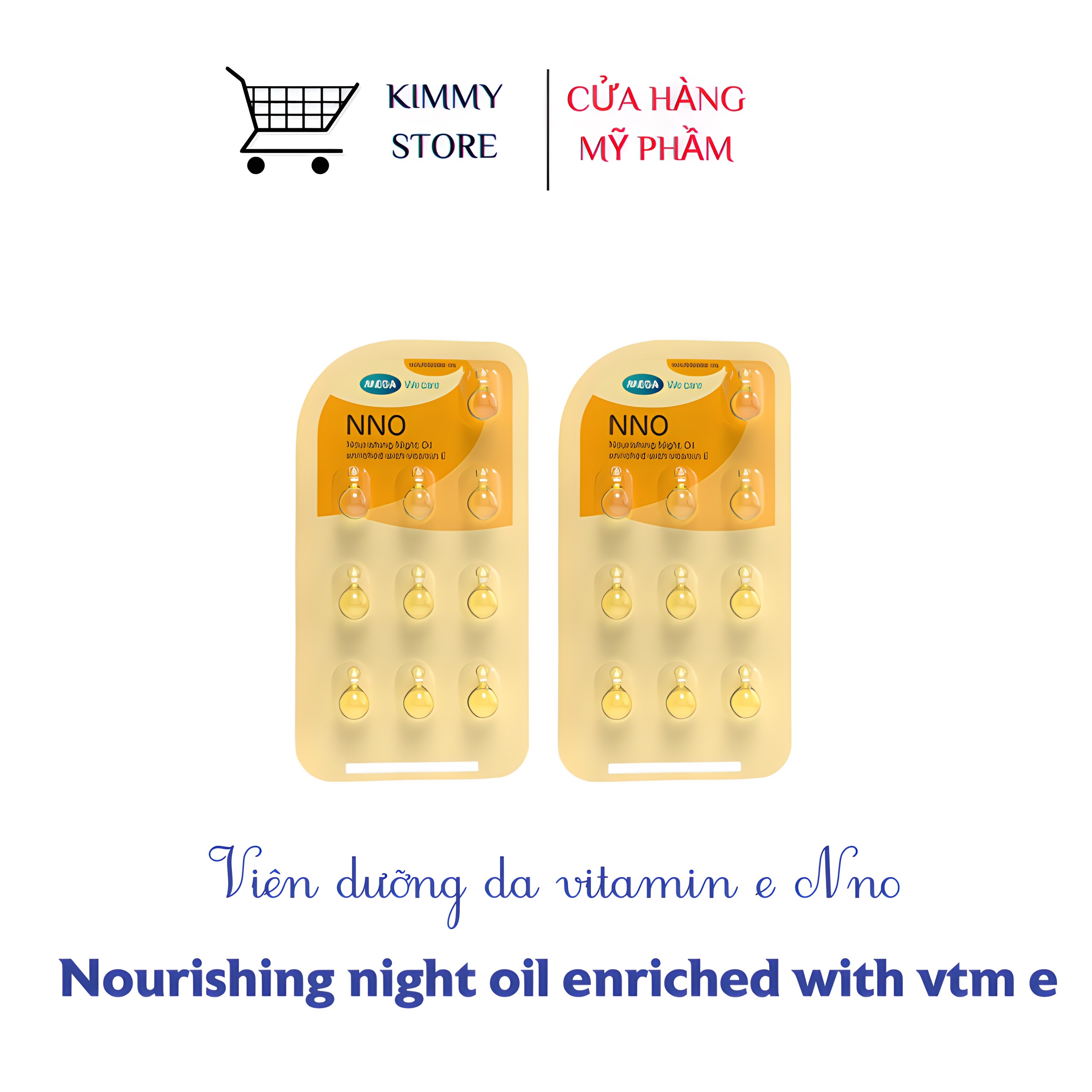 Combo vĩ 10 viên vitamin e NNO dưỡng da