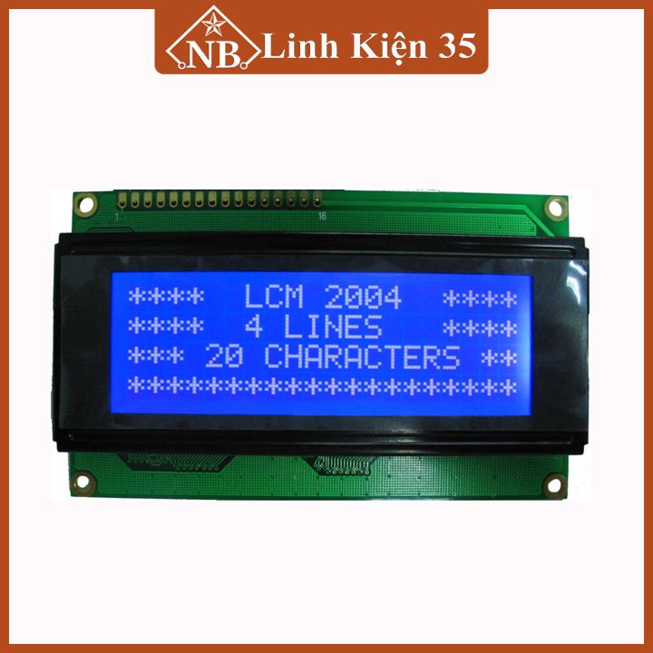 Màn hình LCD 2004 + module I2C xanh dương
