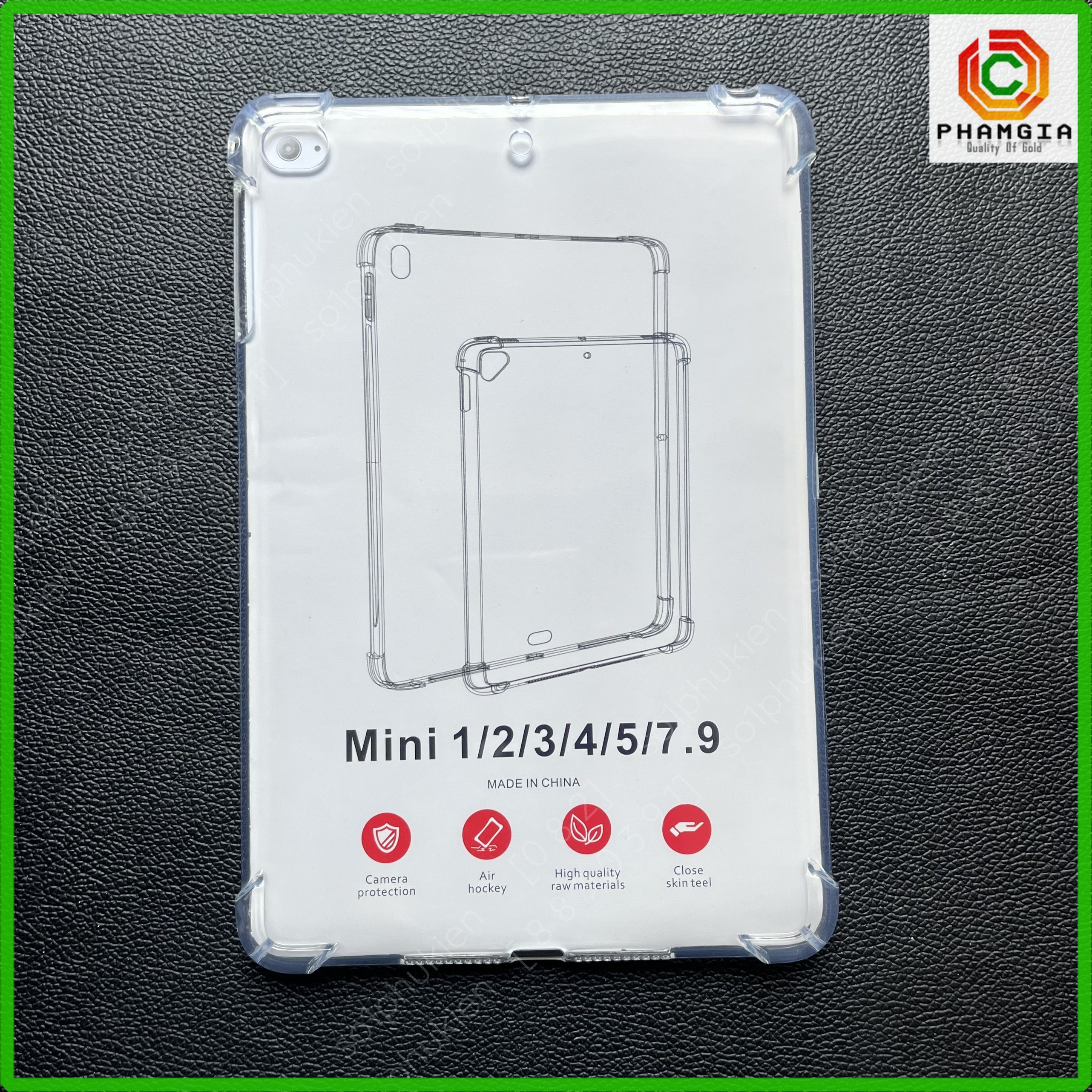 Ốp lưng ipad mini 1 2 3 4 5 6 silicon loại chống sốc và loại dẻo trong, dẻo đen TPU bền đẹp