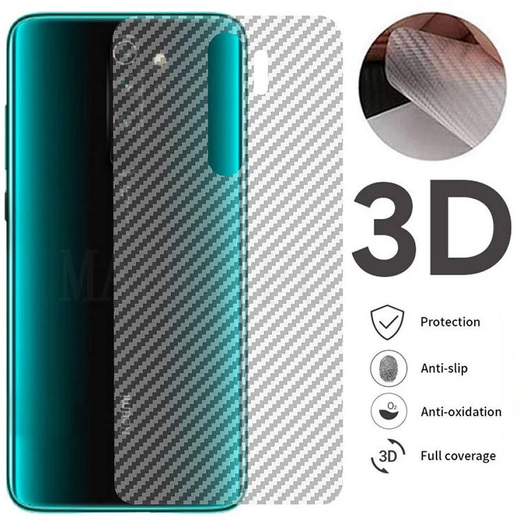 Dán carbon mặt lưng Xiaomi Redmi Note 8 / Note 8 Pro chống vân tay