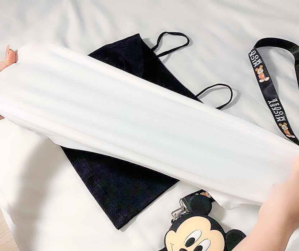 Áo 2 dây ngang croptop dễ phối đồ