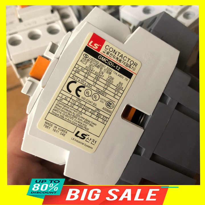 Khởi động từ Contactor LS GMC 12A 220/380VAC