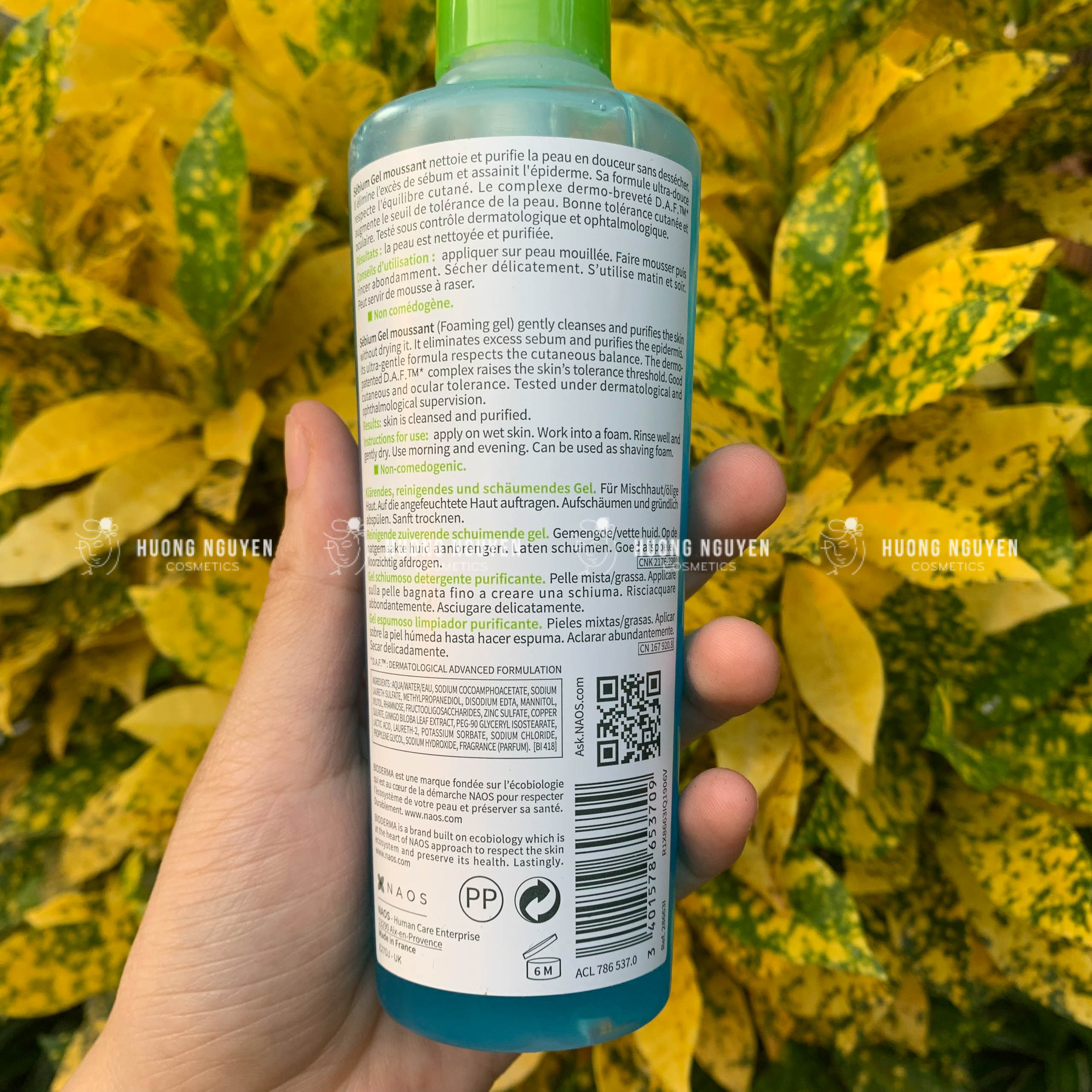 Sữa Rửa Mặt Bioderma Sebium Gel Moussant 200ml