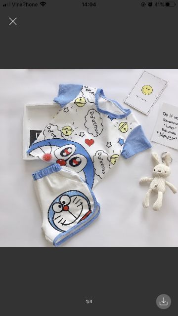 HOT | BỘ DORAEMON CUTE CHO BÉ 8-18KG SHOP BEECOW