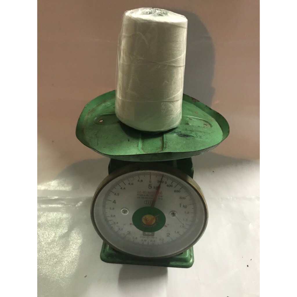 Chỉ cuộn máy may bao cầm tay giá rẻ cuộn lớn nặng 200g cuộn chỉ trắng giá 1 cuộn