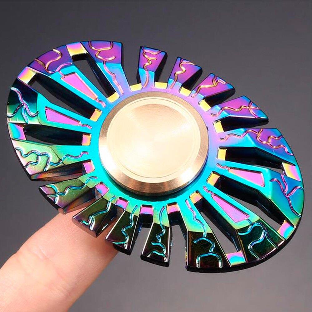 Con Quay Hand Fidget Spinner Oval mạ Titan 60-120 giây Legaxi HSCH